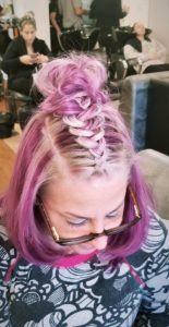 pink hair color slon lyndhurst