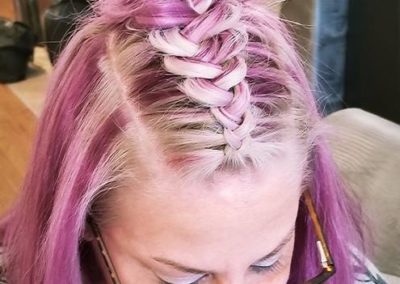 pink hair color slon lyndhurst